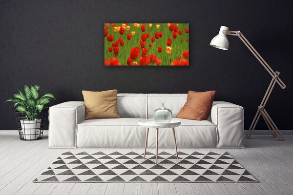 Obraz na plátne Tulipány rastlina 100x50 cm