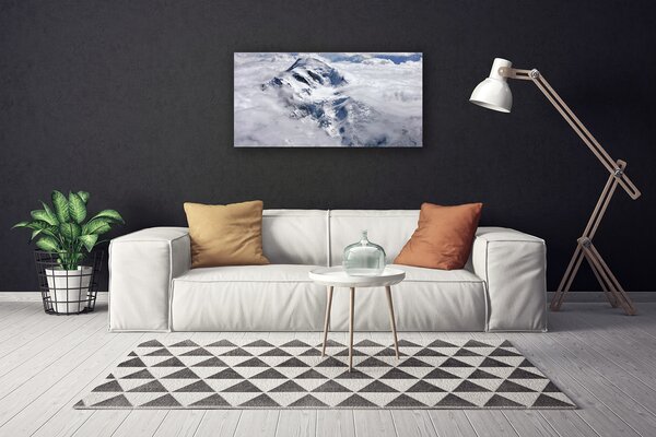 Obraz na plátne Hora hmla krajina 100x50 cm