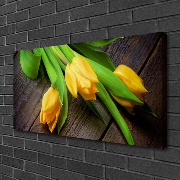 Obraz na plátne Tulipány kvety 100x50 cm