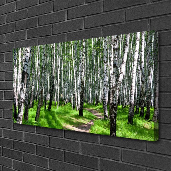 Obraz na plátne Stromy tráva príroda 100x50 cm