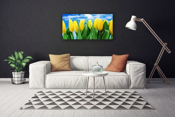 Obraz na plátne Tulipány kvety 100x50 cm