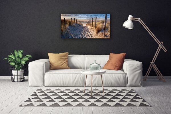Obraz na plátne Chodník more príroda 100x50 cm