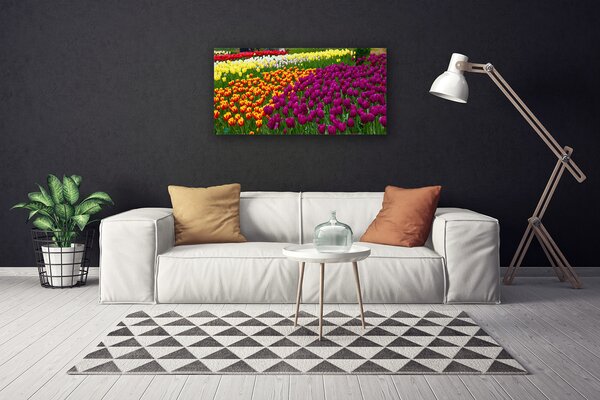 Obraz na plátne Tulipány kvety 100x50 cm
