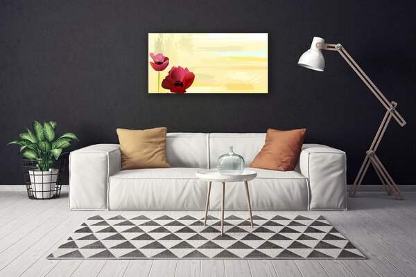 Obraz na plátne Kvety rastlina 100x50 cm