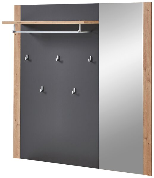 PREDSIEŇOVÝ NÁBYTOK, grafitová, dub artisan, 223/199/38 cm Xora - Predsieňové zostavy & šatne, Online Only