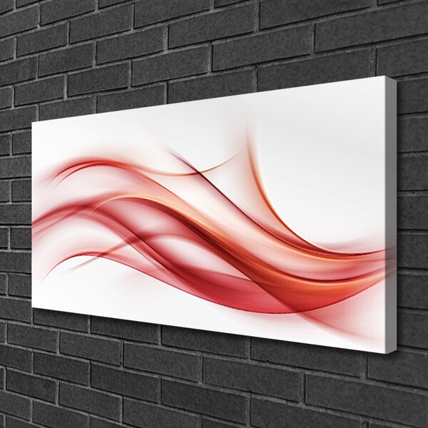 Obraz Canvas Červená abstrakcia umenie 100x50 cm