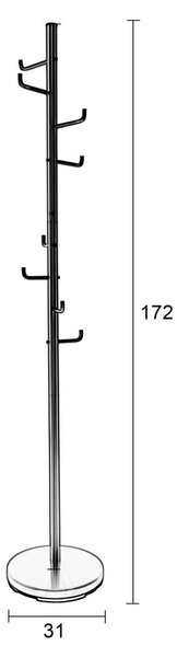 Vešiak Satin Nickel