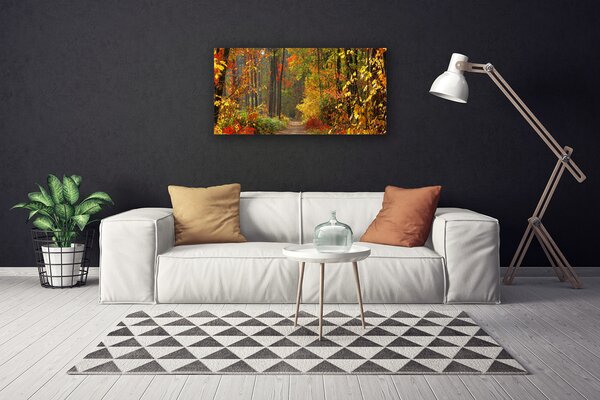 Obraz Canvas Les príroda jeseň 100x50 cm