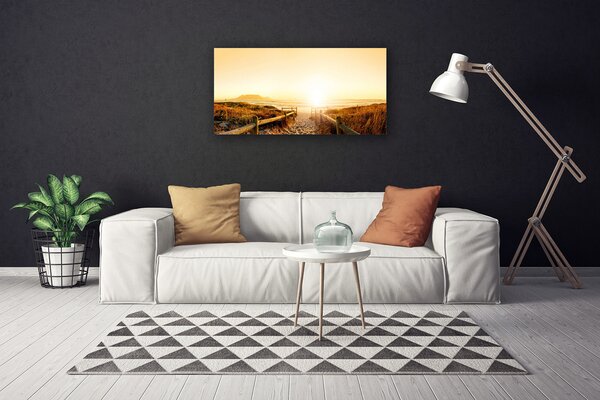 Obraz Canvas Chodník pláž more 100x50 cm