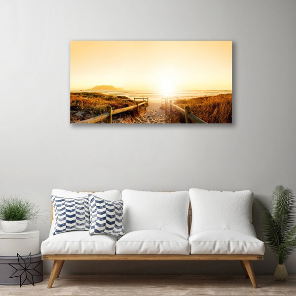 Obraz Canvas Chodník pláž more 100x50 cm