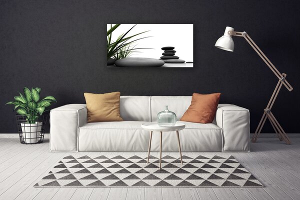Obraz Canvas Kamene zen tráva 100x50 cm