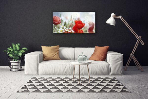 Obraz Canvas Kvety plátky rastlina 100x50 cm