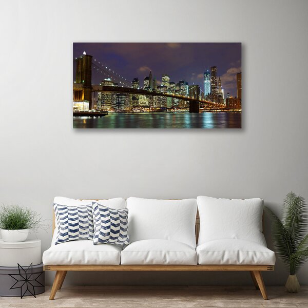 Obraz Canvas Most architektúra mesto 100x50 cm