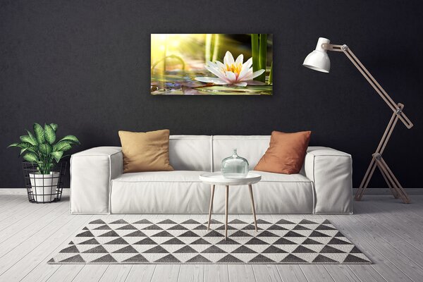 Obraz Canvas Kvet vodné lilie 100x50 cm