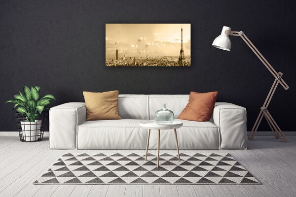Obraz na plátne Mesto domy 100x50 cm