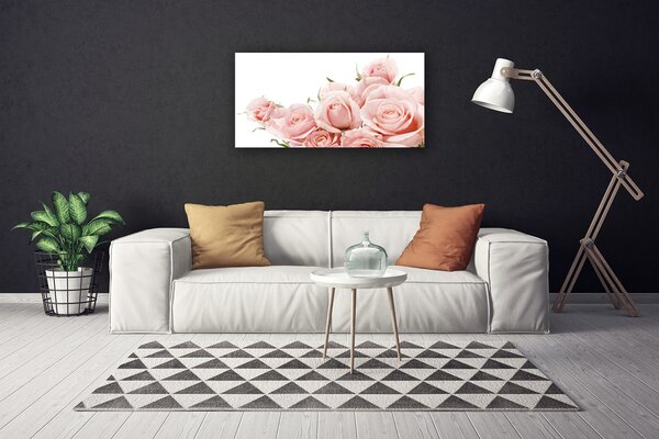 Obraz na plátne Ruže kvety rastlina 100x50 cm