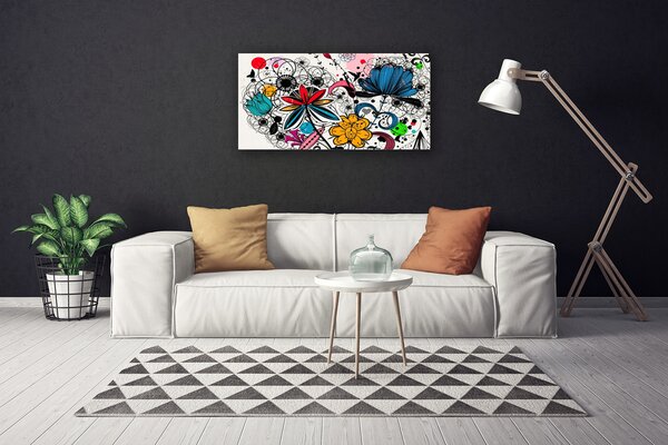 Obraz na plátne Abstrakcia umenie 100x50 cm