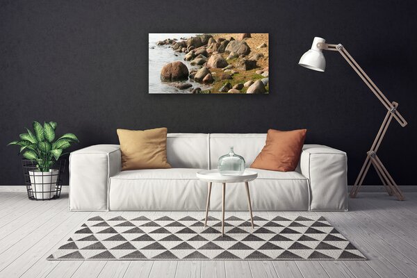 Obraz na plátne Kamene more príroda 100x50 cm