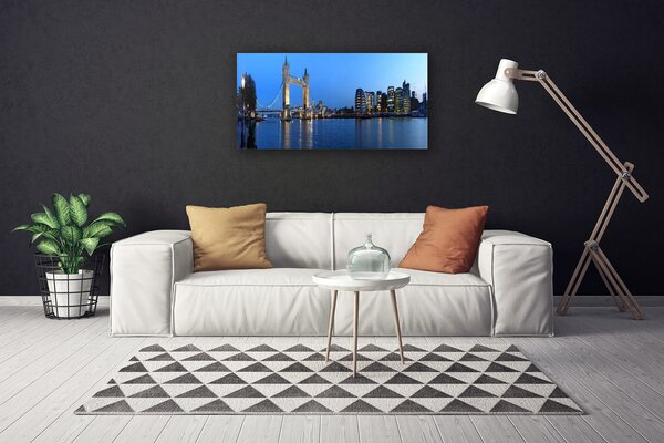 Obraz na plátne Most mesto architektúra 100x50 cm