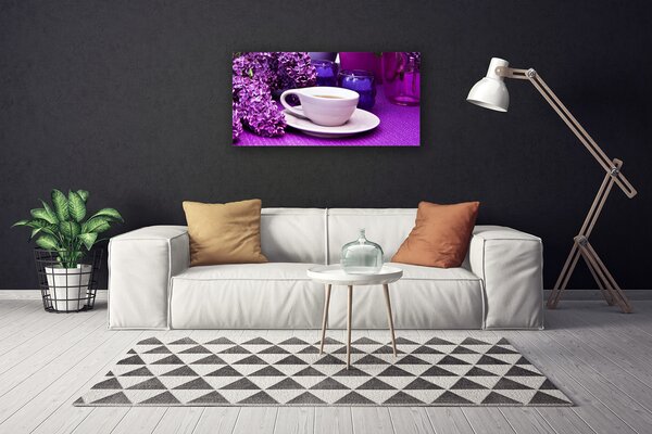 Obraz na plátne Hrnček kvety rastlina 100x50 cm