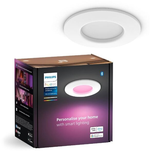 Philips - LED RGBW Stmievateľné kúpeľňové svietidlo Hue SLIM LED/8,3W/230V IP44