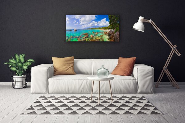 Obraz Canvas More kamene krajina 100x50 cm
