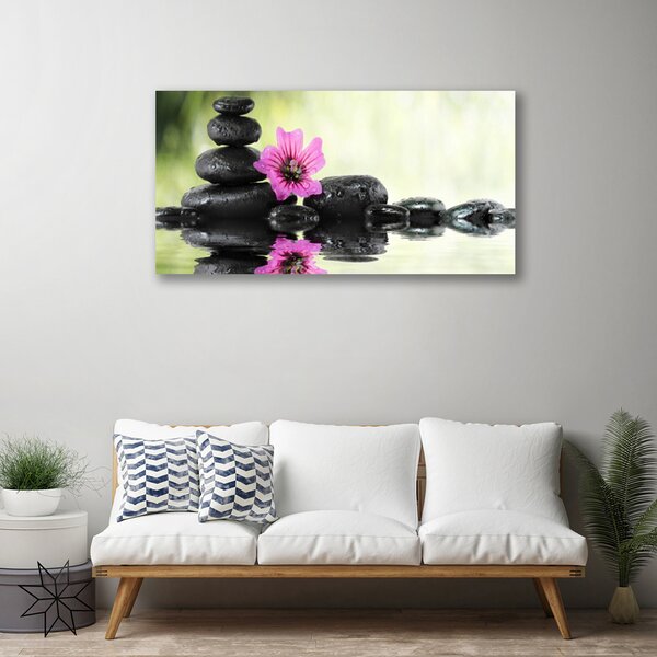 Obraz Canvas Kvet kamene umenie 100x50 cm