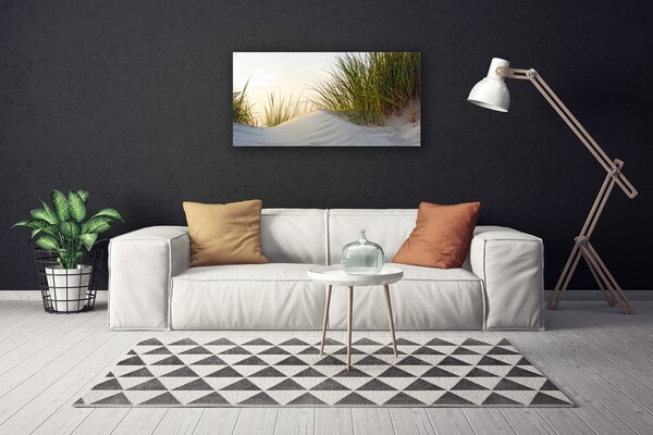 Obraz Canvas Piesok tráva krajina 100x50 cm