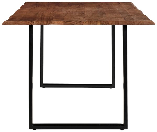 JEDÁLENSKÝ STÔL, akácia, čierna, farba vlašského orecha, 200/100/76 cm P & B - Online Only jedálne, Online Only