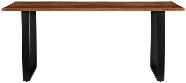 JEDÁLENSKÝ STÔL, akácia, čierna, farba vlašského orecha, 180/90/76 cm P & B - Online Only jedálne, Online Only