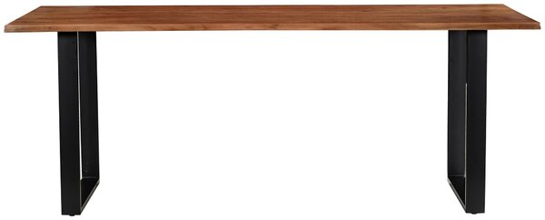 JEDÁLENSKÝ STÔL, akácia, čierna, farba vlašského orecha, 200/100/76 cm P & B - Online Only jedálne, Online Only
