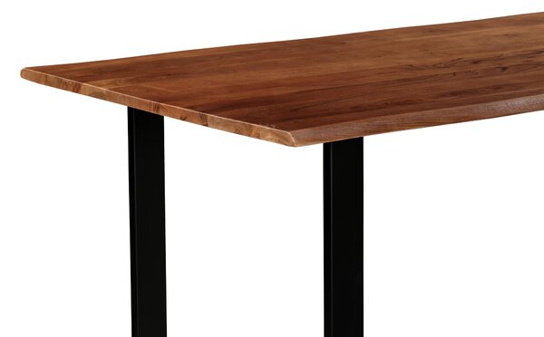 JEDÁLENSKÝ STÔL, akácia, čierna, farba vlašského orecha, 180/90/76 cm P & B - Online Only jedálne, Online Only