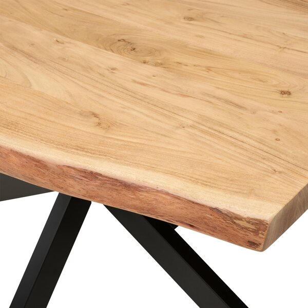 JEDÁLENSKÝ STÔL, akácia, farba akácie, 140/90/76 cm P & B - Online Only jedálne, Online Only