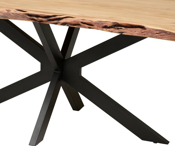 JEDÁLENSKÝ STÔL, akácia, čierna, farba akácie, 220/100/76 cm P & B - Online Only jedálne, Online Only