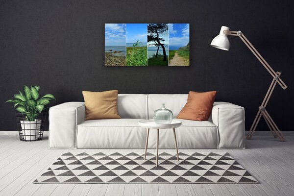 Obraz na plátne Pláž strom príroda 100x50 cm