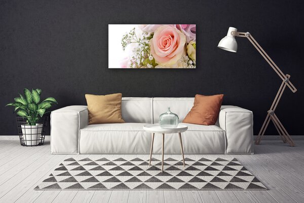 Obraz na plátne Ruže kvety rastlina 100x50 cm