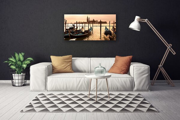 Obraz na plátne Loďka more príroda 100x50 cm