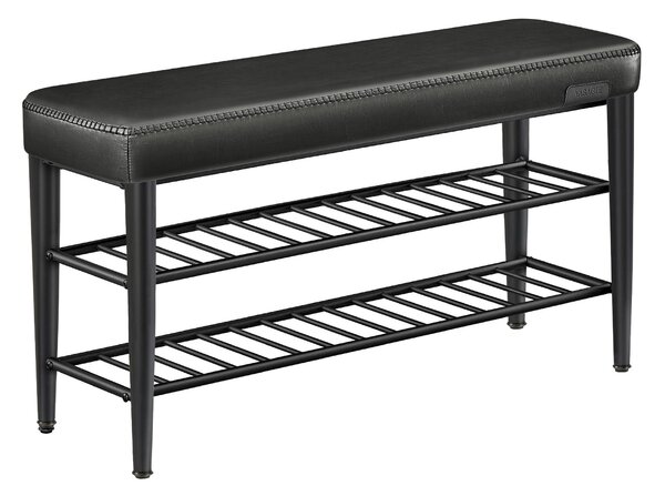 LAVICA NA TOPÁNKY, čierna, 100/50/30 cm MID.YOU - Online Only drobný nábytok, Online Only