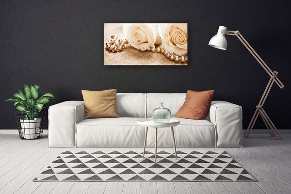 Obraz na plátne Ruže kvety rastlina 100x50 cm
