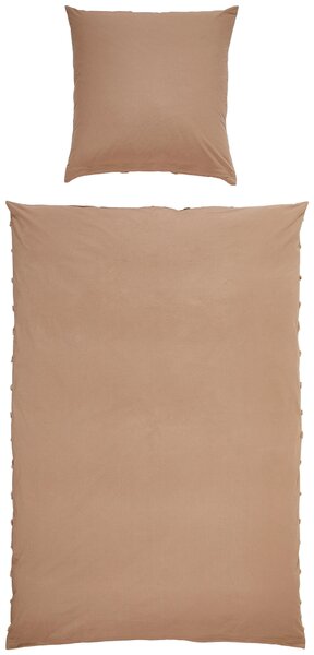POSTEĽNÁ BIELIZEŇ, renforcé, hnedá, 135/200 cm Ambiente - Online Only bytové doplnky, Online Only