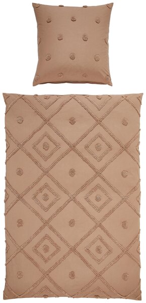 POSTEĽNÁ BIELIZEŇ, renforcé, hnedá, 135/200 cm Ambiente - Online Only bytové doplnky, Online Only