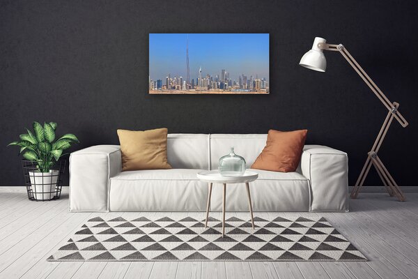 Obraz na plátne Mesto domy 100x50 cm