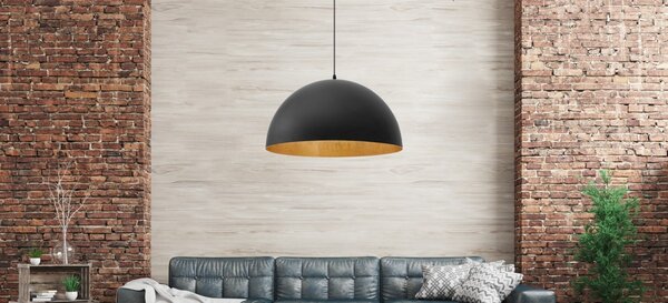 TooLight Stropné svietidlo BORA čierne 50 cm