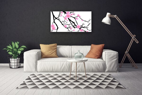 Obraz na plátne Stonky kvety umenie 100x50 cm