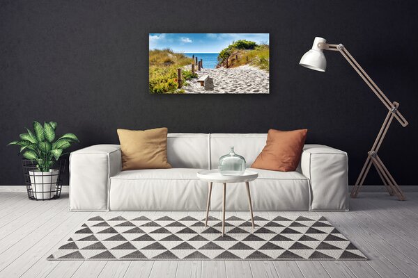 Obraz na plátne Chodník krajina 100x50 cm