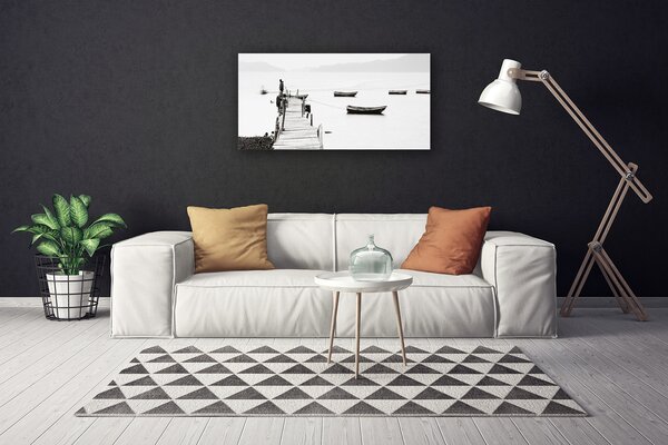 Obraz na plátne Most loďky architektúra 100x50 cm