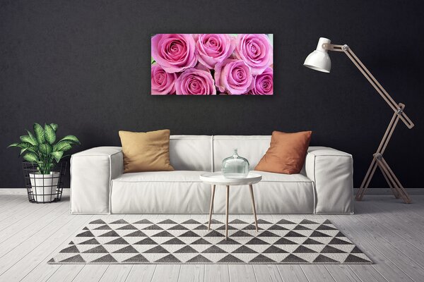 Obraz na plátne Ruže kvety rastlina 100x50 cm
