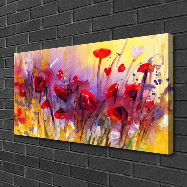 Obraz na plátne Kvety rastlina príroda umenie 100x50 cm