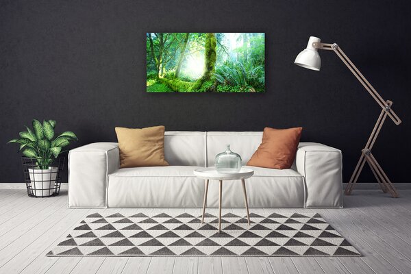 Obraz na plátne Les príroda 100x50 cm