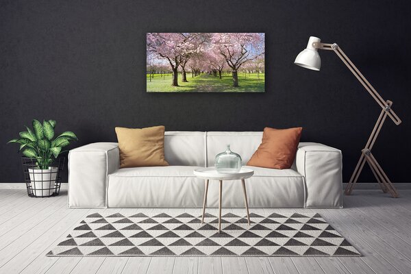 Obraz na plátne Chodník stromy príroda 100x50 cm
